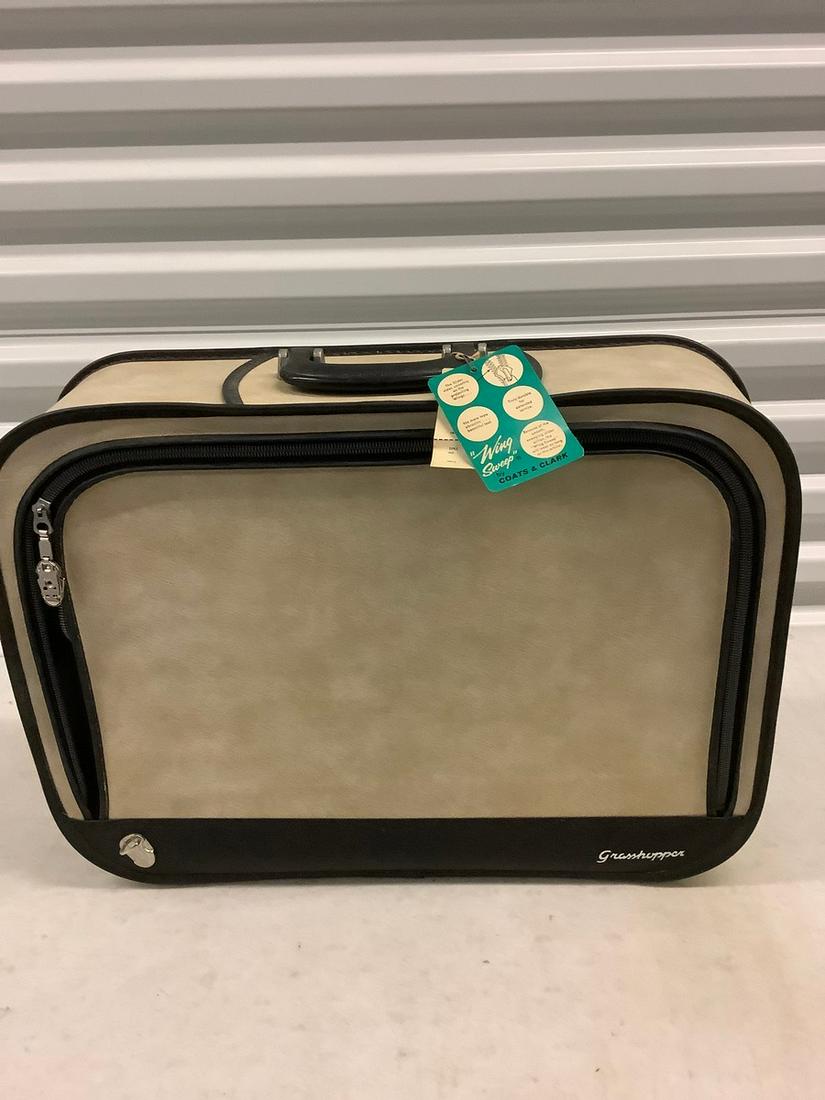 Vintage Grasshopper Suitcase 21 x 16: Vintage Grasshopper Suitcase 21 x 16