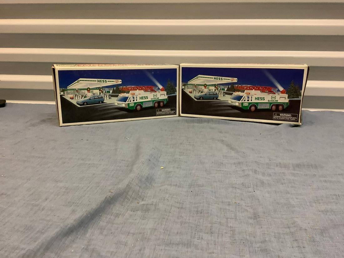 Lot of 1990's Hess Emergency Trucks (1 of 1)