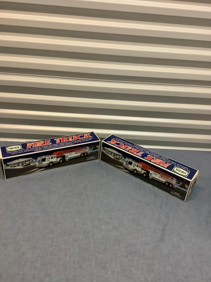 Lot of 2000's Hess Fire Trucks (1 of 1)
