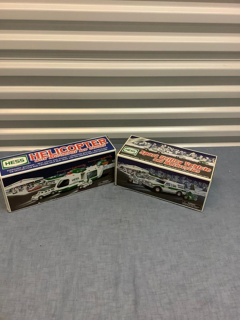 Lot of 2000's Hess Sport utility and helicopter: Lot of 2000's Hess Sport utility and helicopter