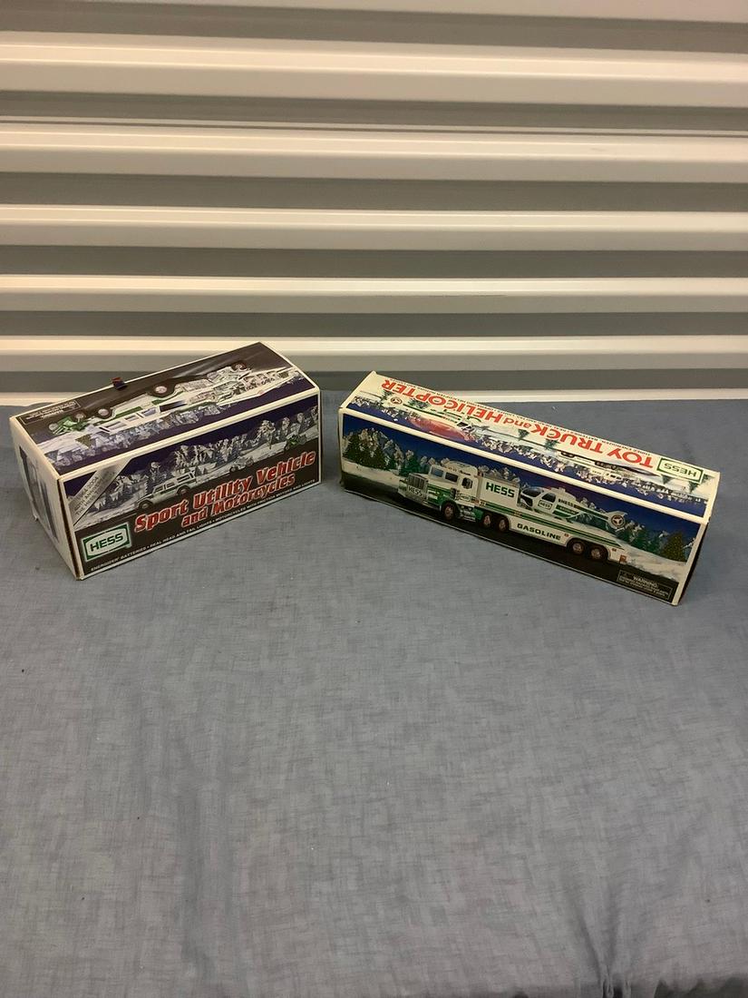 Lot of 1990 and 2000's Hess Sport Utility and: Lot of 1990 and 2000's Hess Sport Utility and Helicopter