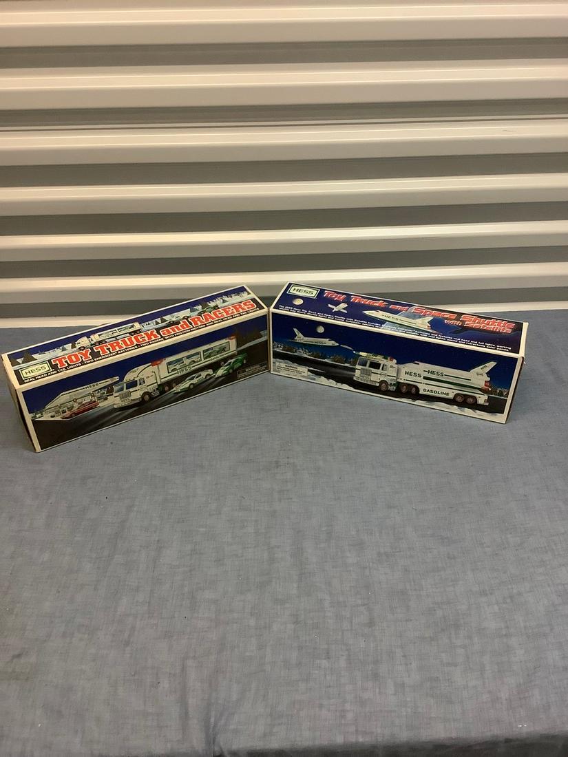 Lot of 1990's Hess Truck with Racers and Space Shuttle (1 of 1)