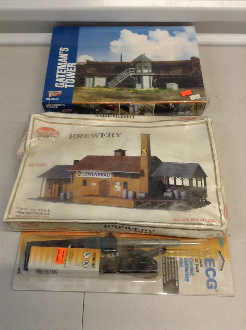 Soldering iron, model brewery contruction kit and more (1 of 1)