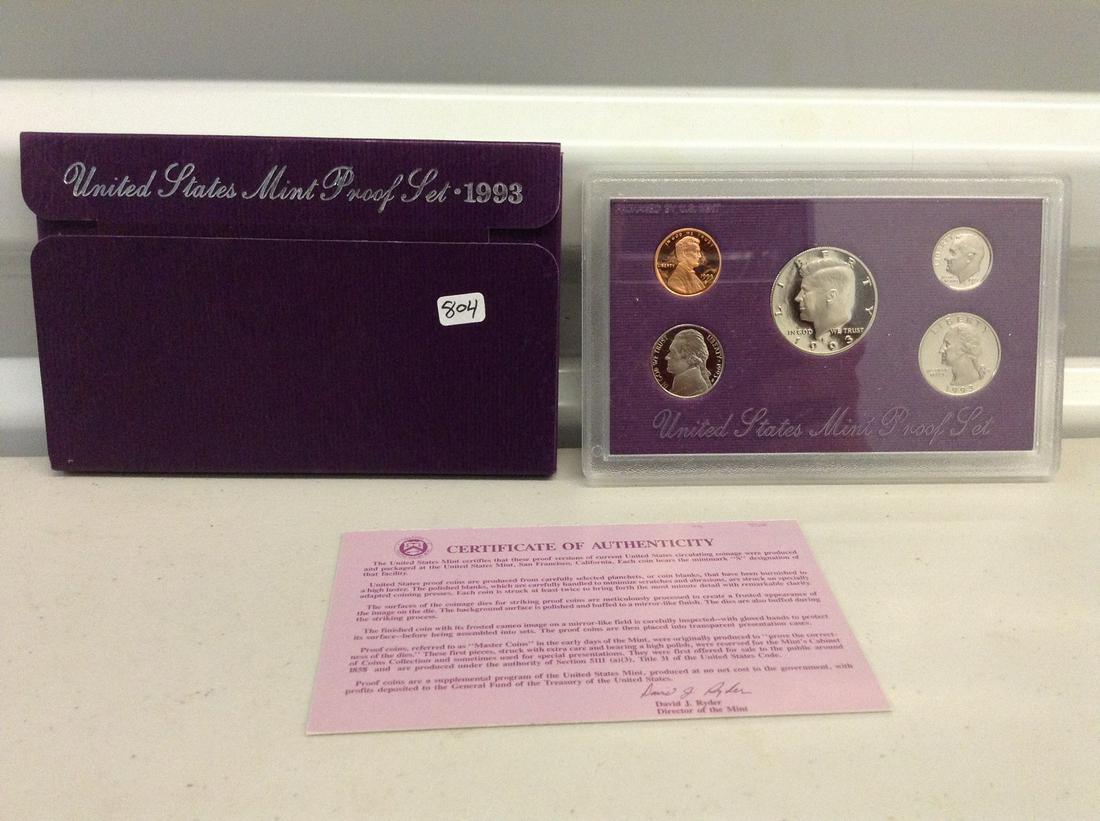 US mint proof set 1993 (1 of 1)