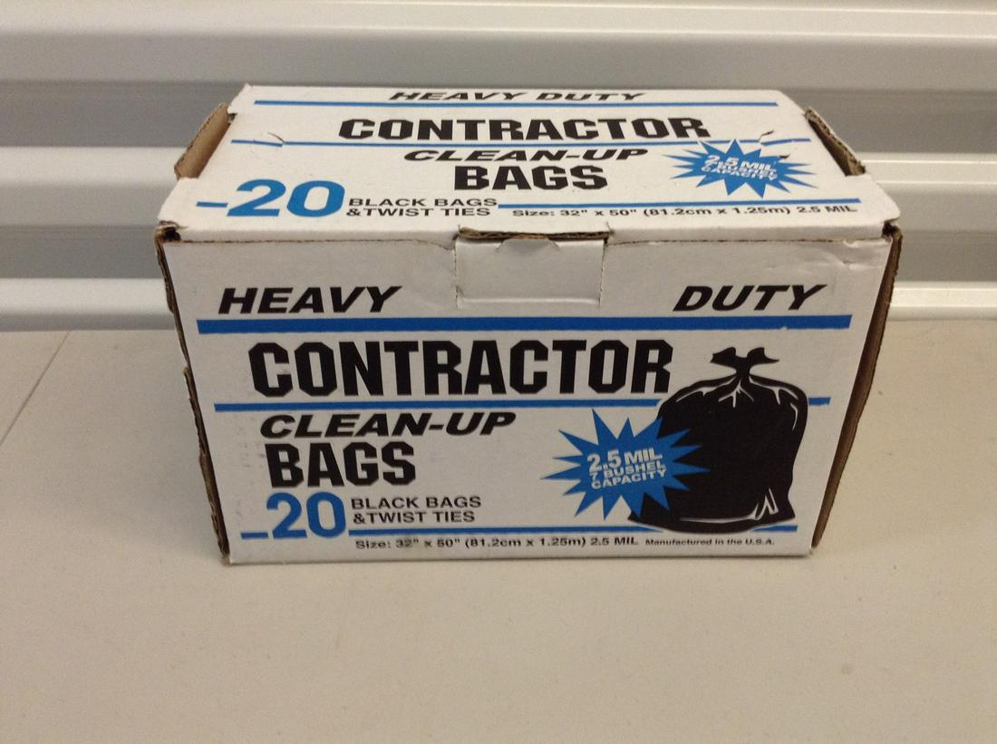 Heavy Duty contractor clean up bags 20 bags (1 of 1)
