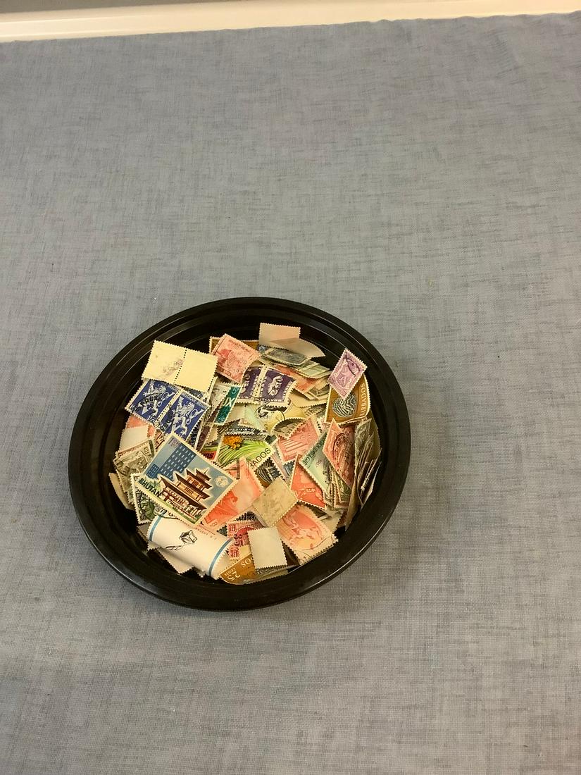 Container full of stamps: Container full of stamps