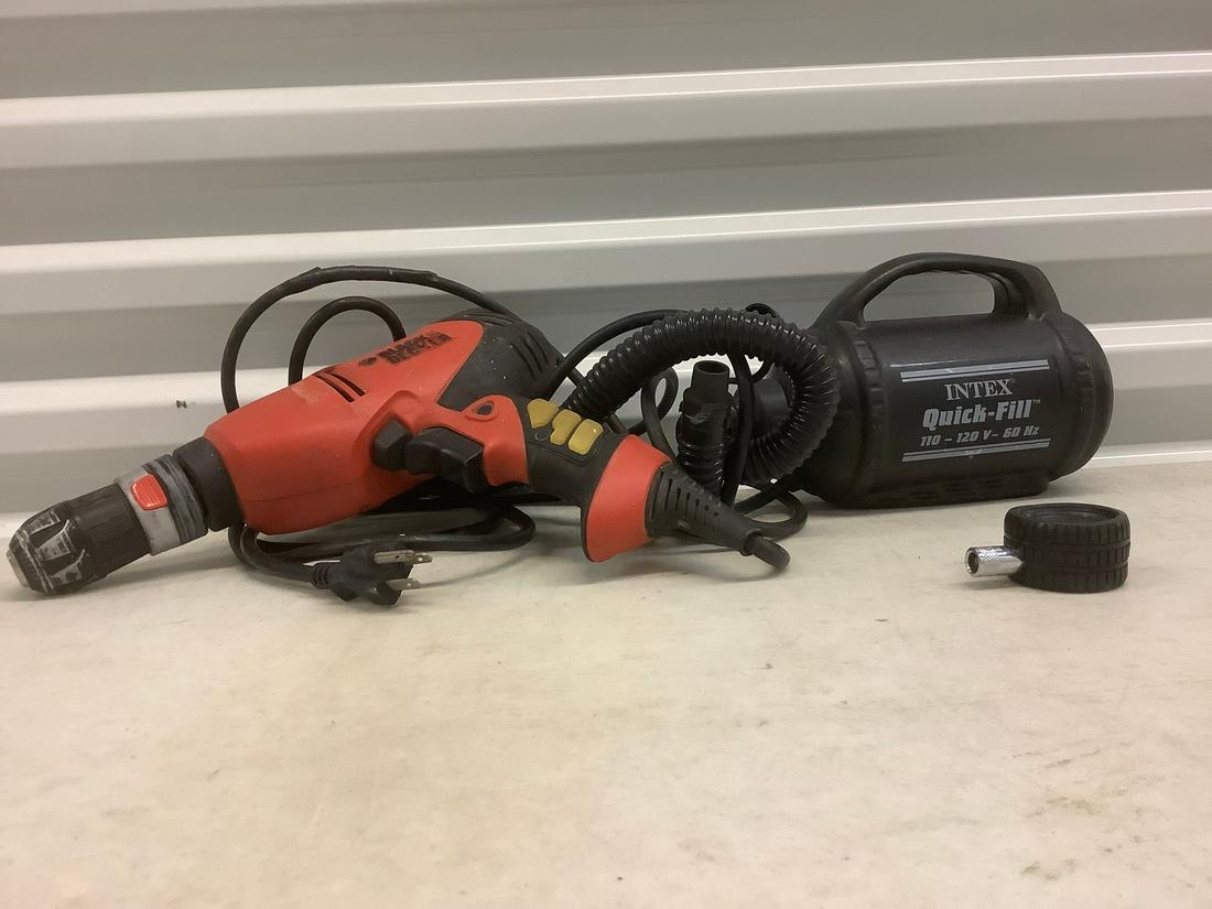 Black and Decker Electric Drill and Air Pump (1 of 1)