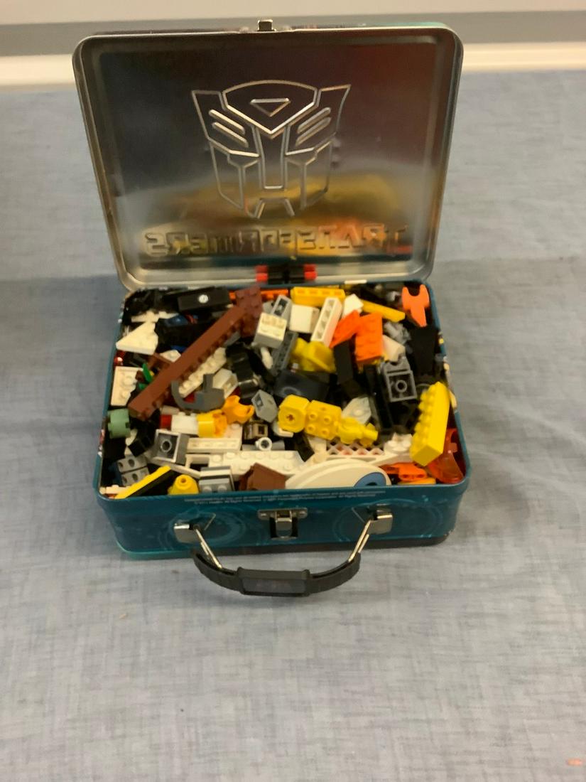 Transformer Lunch Box Fulled with Legos (1 of 1)