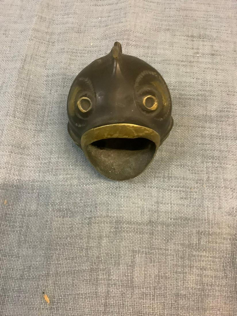 Brass Fish Ashtray: Brass Fish Ashtray