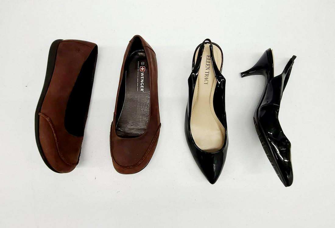 Wenger Swiss Flats & Ellen Tracy Pumps sz 6: Wenger Swiss Flats & Ellen Tracy Pumps sz 6