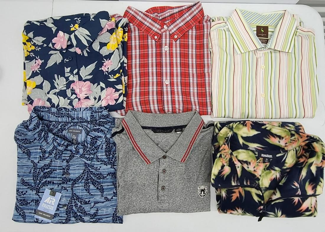 Men's 4XL Shirts incl Sean John: Men's 4XL Shirts incl Sean John