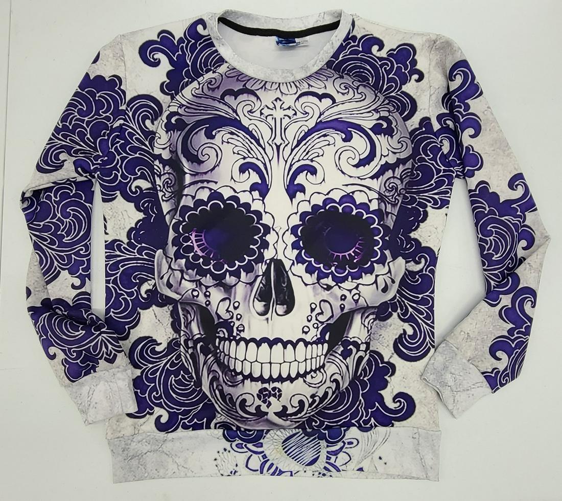 Mr. & Miss Skull Sweatshirt M Unisex: Mr. & Miss Skull Sweatshirt M Unisex