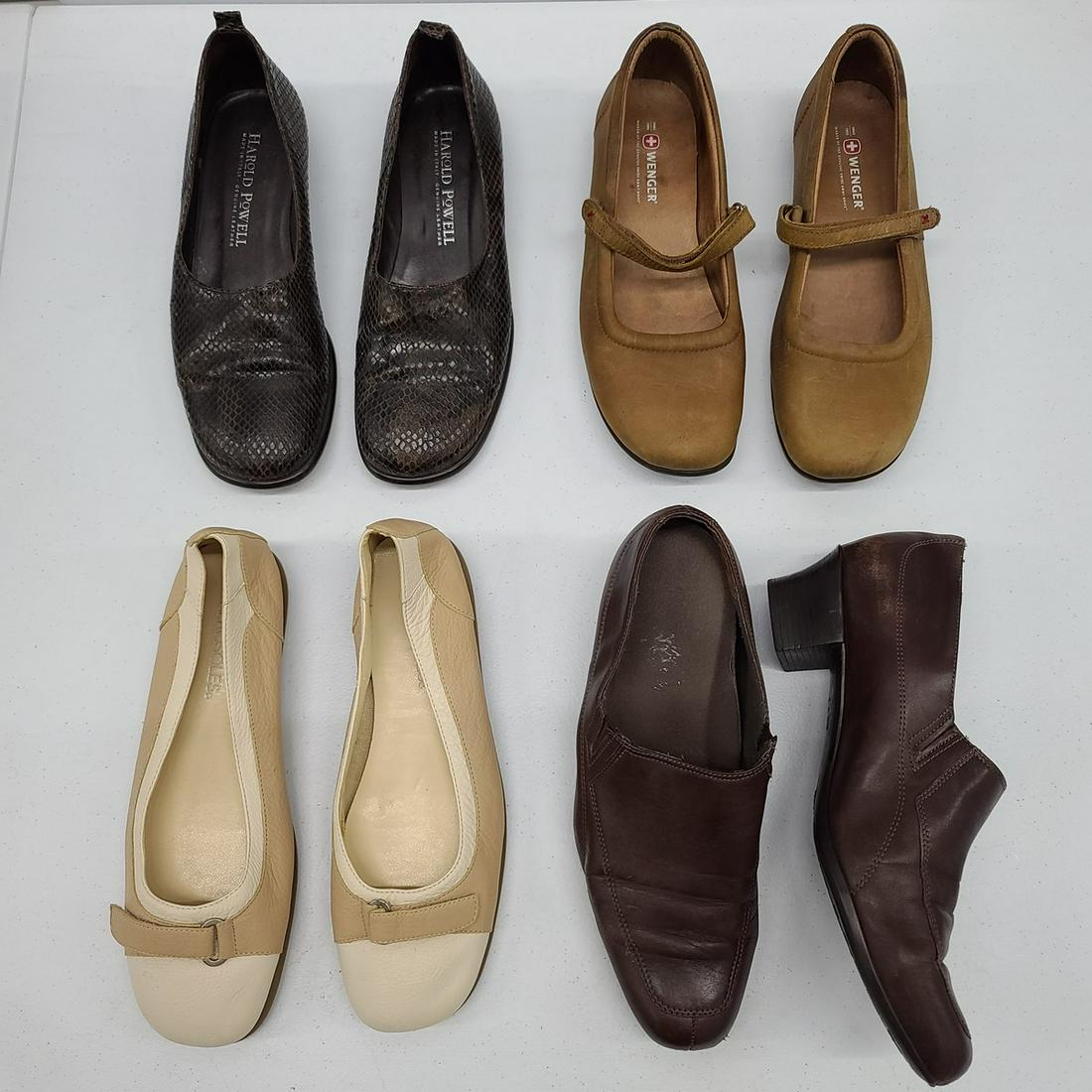 Women's Sz 9 Incl Swiss Wenger Flats: Women's Sz 9 Incl Swiss Wenger Flats