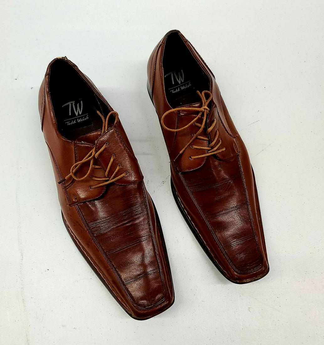 Todd Welsh men's dress shoes square toe size 13: Todd Welsh men's dress shoes square toe size 13