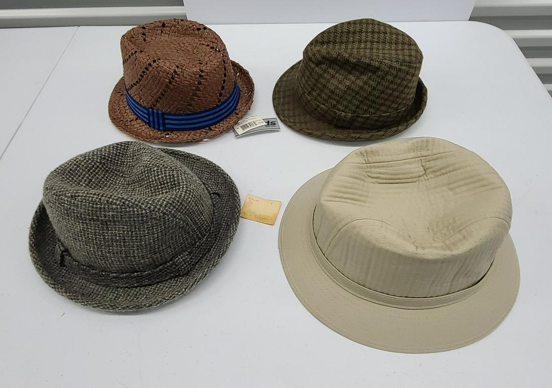 vintage and modern Unisex hats incl London fog (1 of 1)