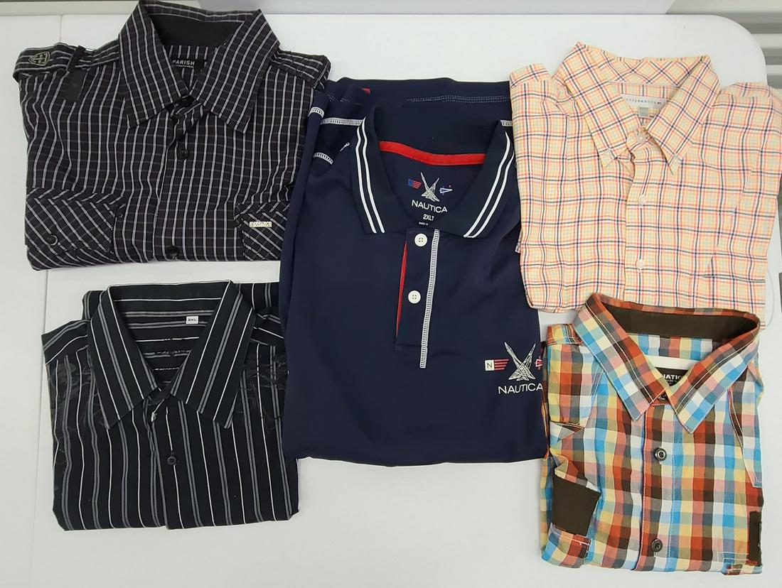 Men's 2XL Shirts incl Nautica Golf Polo (1 of 1)