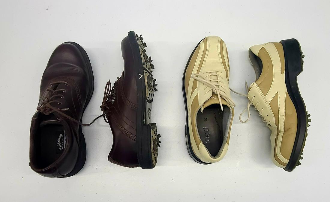 Men's Golf Shoes Cleats 8 Calloway and ecco (1 of 1)