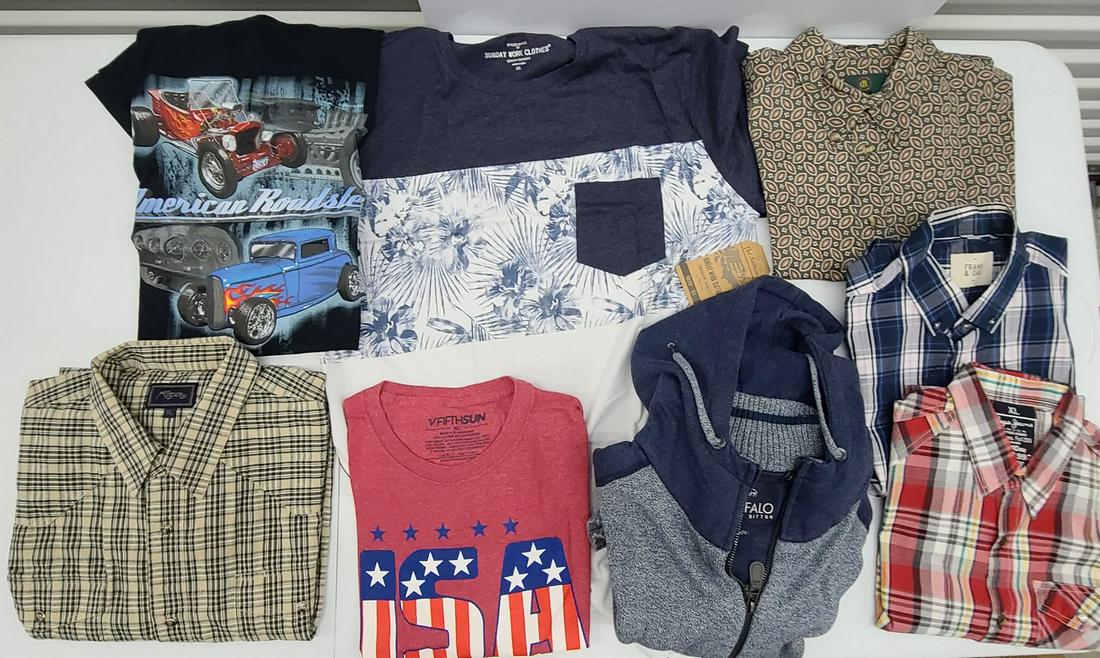 Men's XL Shirts incl Hot Rod Tee Western Roper: Men's XL Shirts incl Hot Rod Tee Western Roper