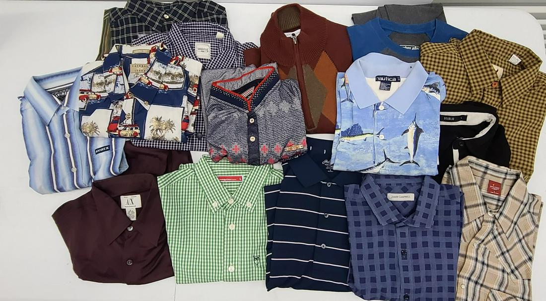 Men's L Shirts & Sweaters incl Armani Exchange: Men's L Shirts & Sweaters incl Armani Exchange