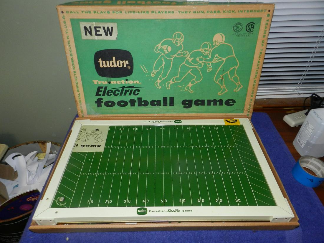 Vintage Tudor Tru Action Electric Football Game With (1 of 1)