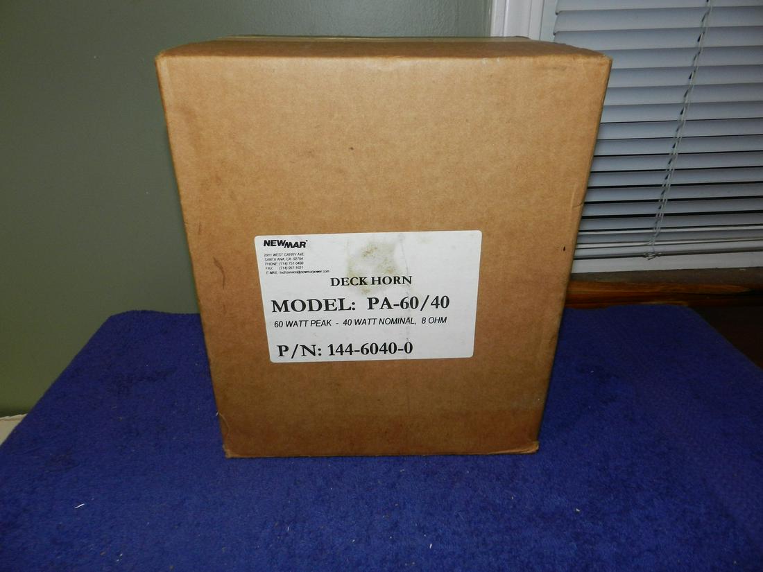 Newmar Deck Horn Marine PA Speaker Never Used (1 of 1)