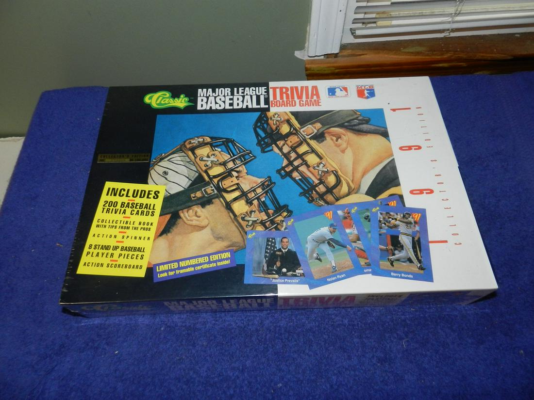 Classic Major League Baseball Trivia Board Game Sealed (1 of 1)