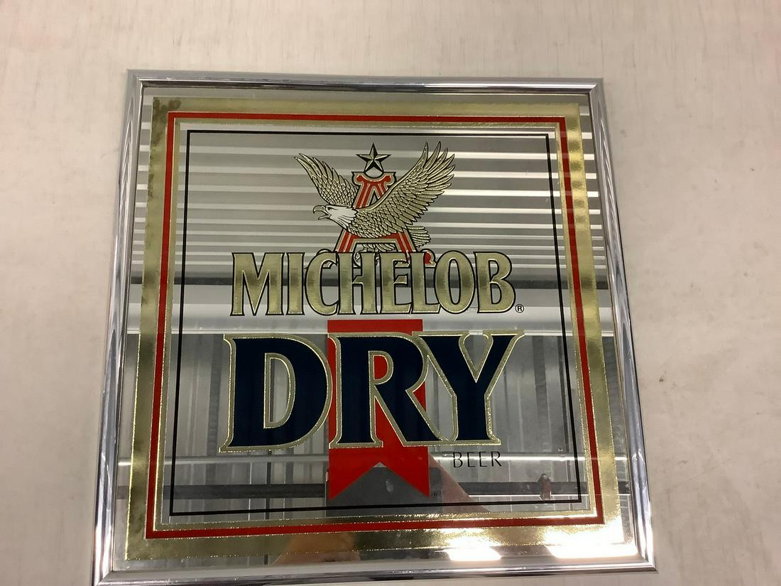 Michelob Dry Bar Mirror 18.5x18.5 (1 of 1)