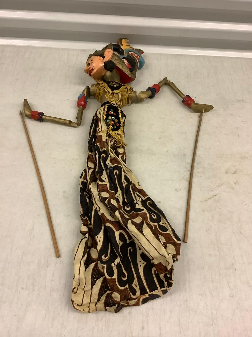 Vintage Carved Wood Puppets From Bali (1 of 1)