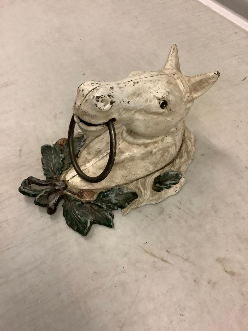 Cast Iron Horse Head Door Knocker (1 of 1)