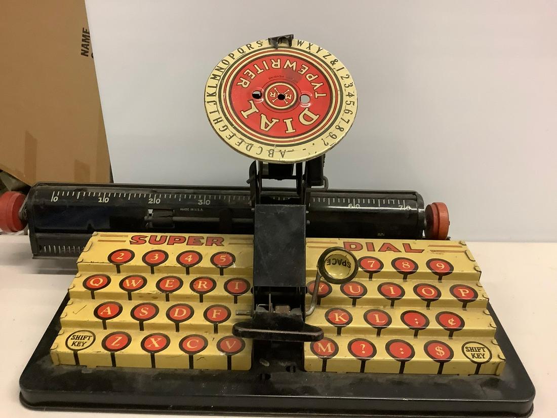 Tin dial typewriter (1 of 1)