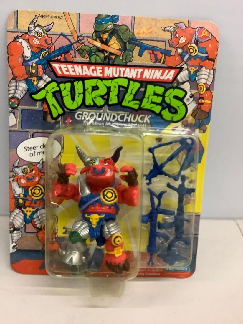 Vintage 1991 Teenage mutant ninja turtles figure new in (1 of 1)