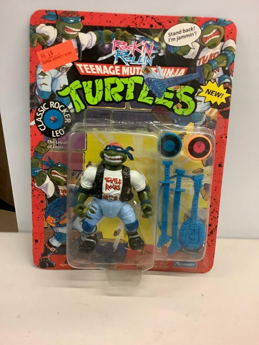 Vintage 1989 Teenage mutant ninja turtles figure new in (1 of 1)