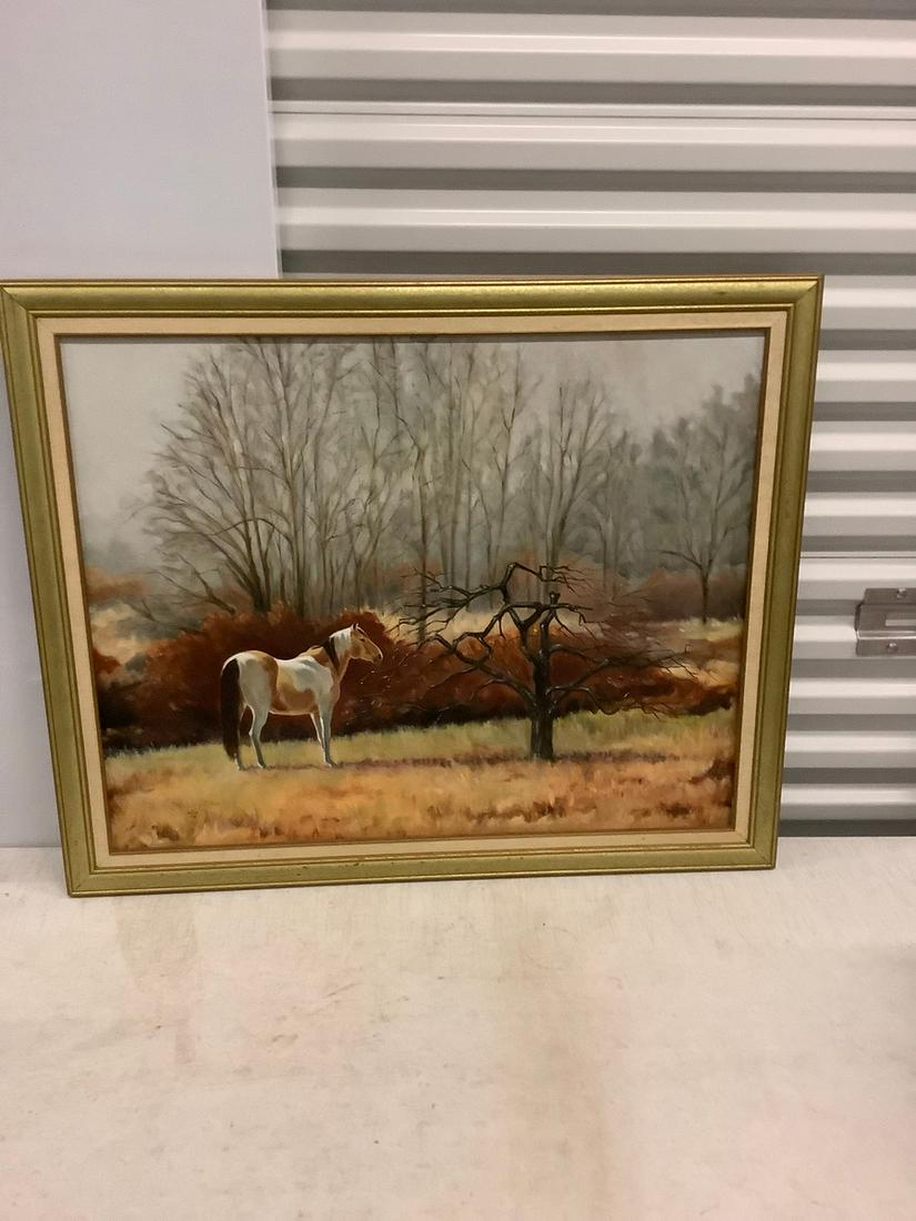 Juska 1991 signed and dated framed artwork 28x34 (1 of 1)