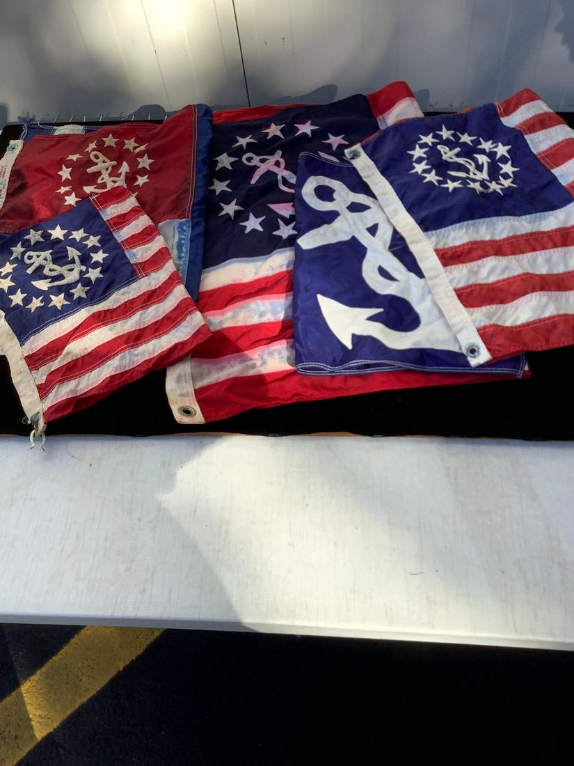 Lot of vintage naval american flag: Lot of vintage naval american flag