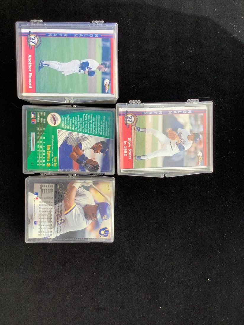 Three Containers of Baseball Cards: Three Containers of Baseball Cards