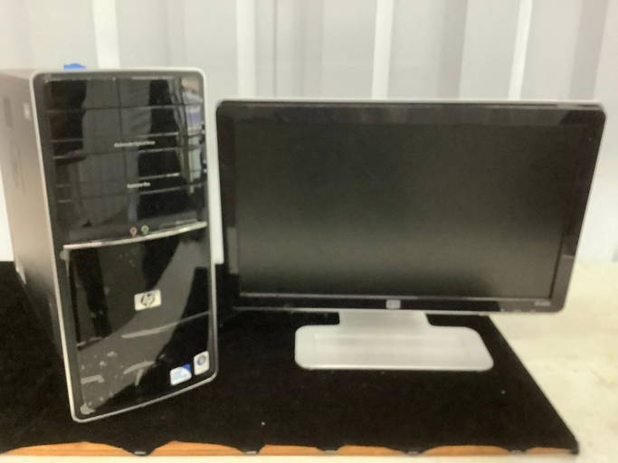 Hp Pavilion Tower And Monitor W1858 18.5 Wide Lcd