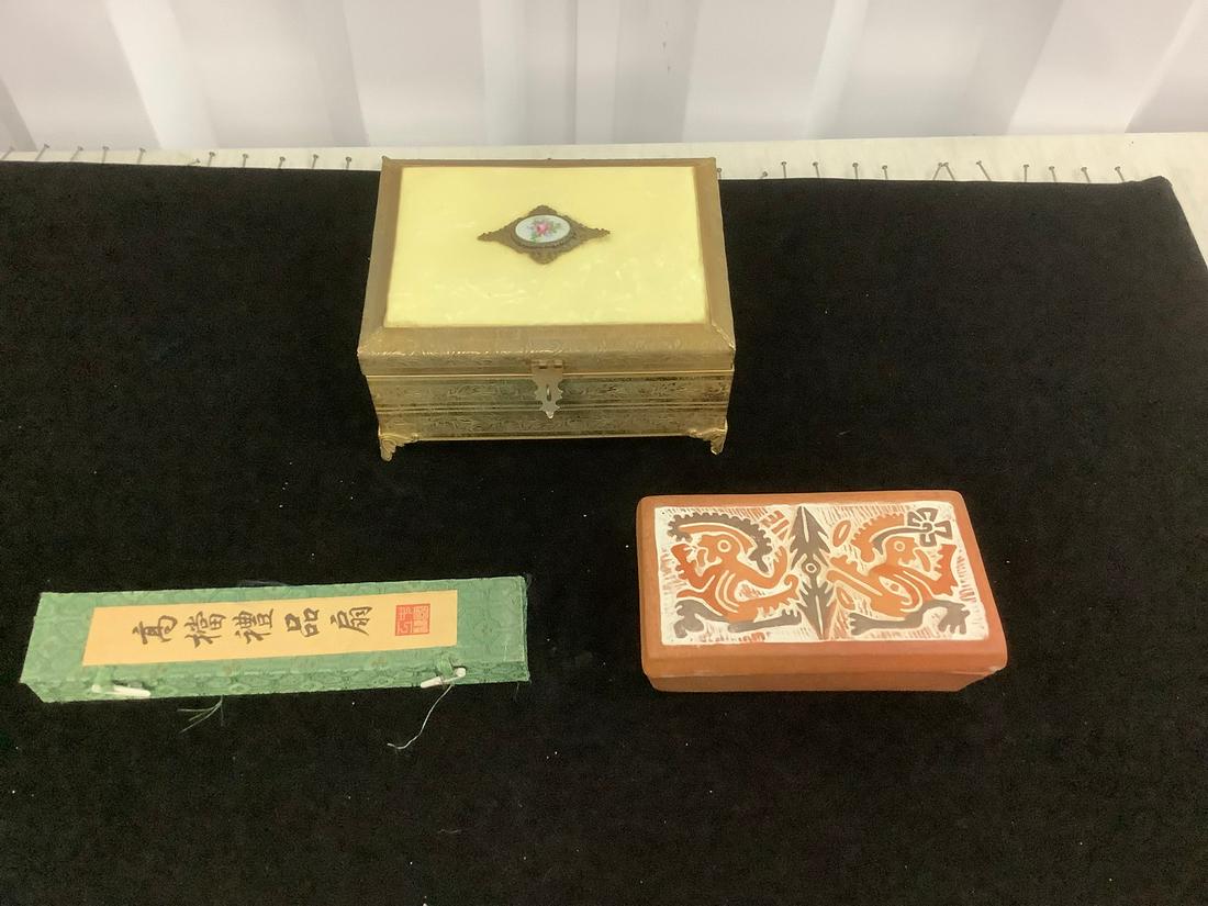 Musical Jewelry Box, Oriental Fan and More (1 of 1)