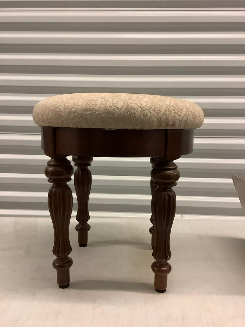 Vintage Upholstery Stool 17 in. Tall (1 of 1)