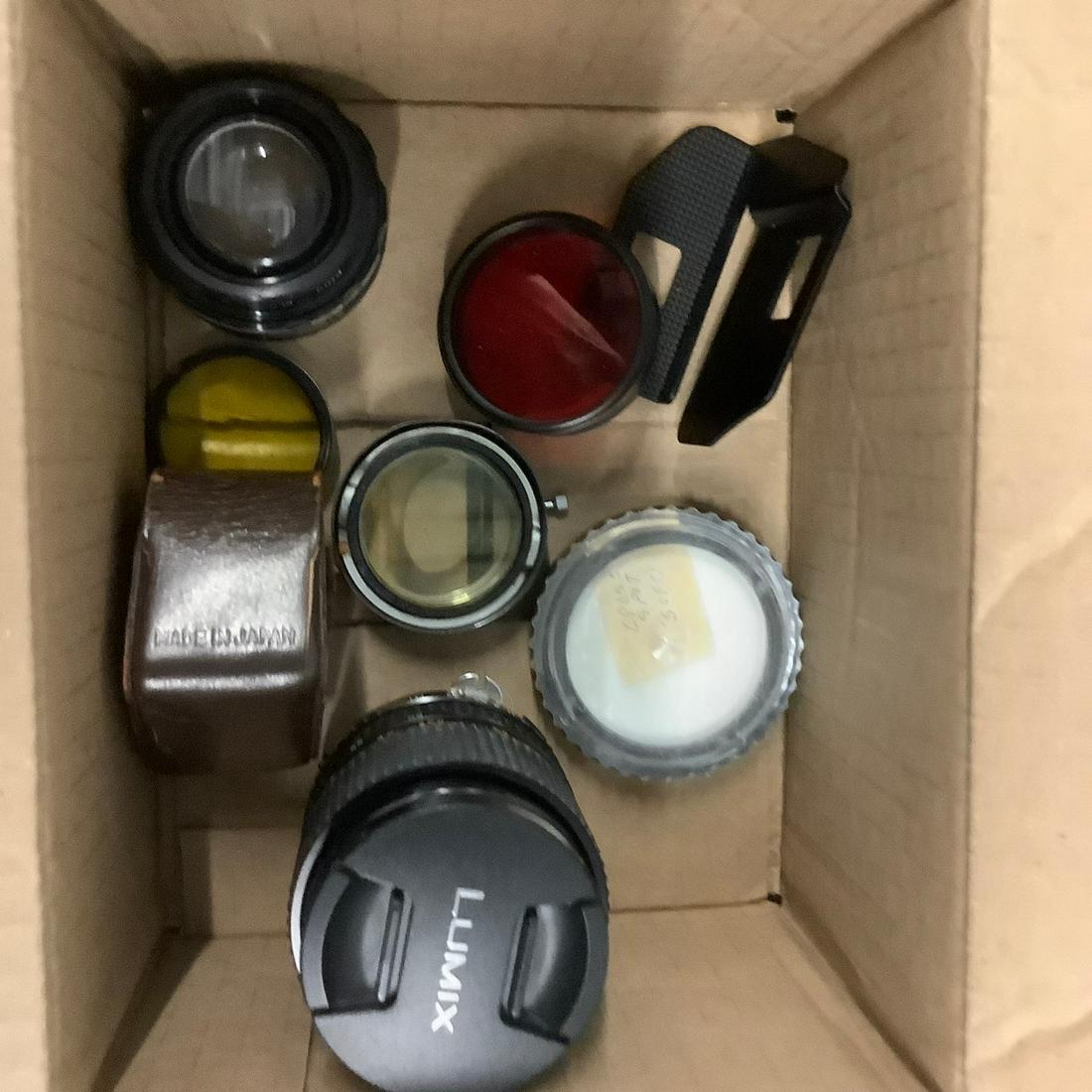 Box of Assorted Camera Lenses (1 of 1)