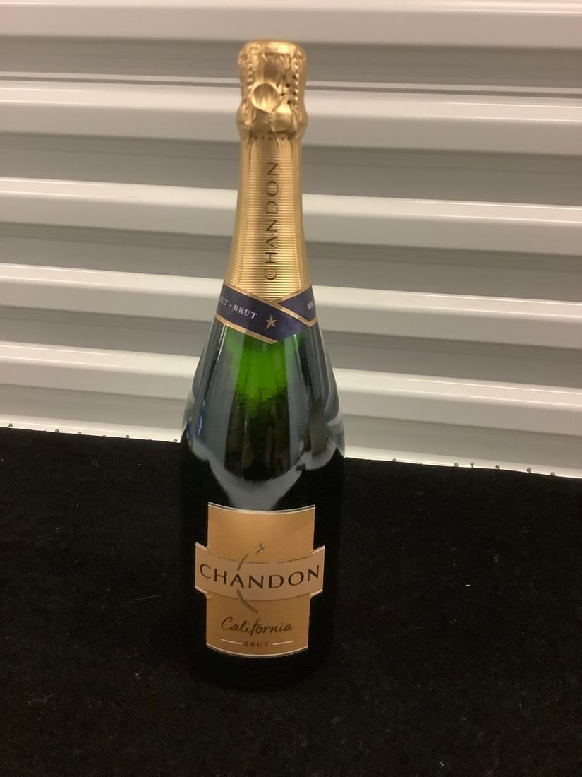 Bottle of Chandon California Brut: Bottle of Chandon California Brut