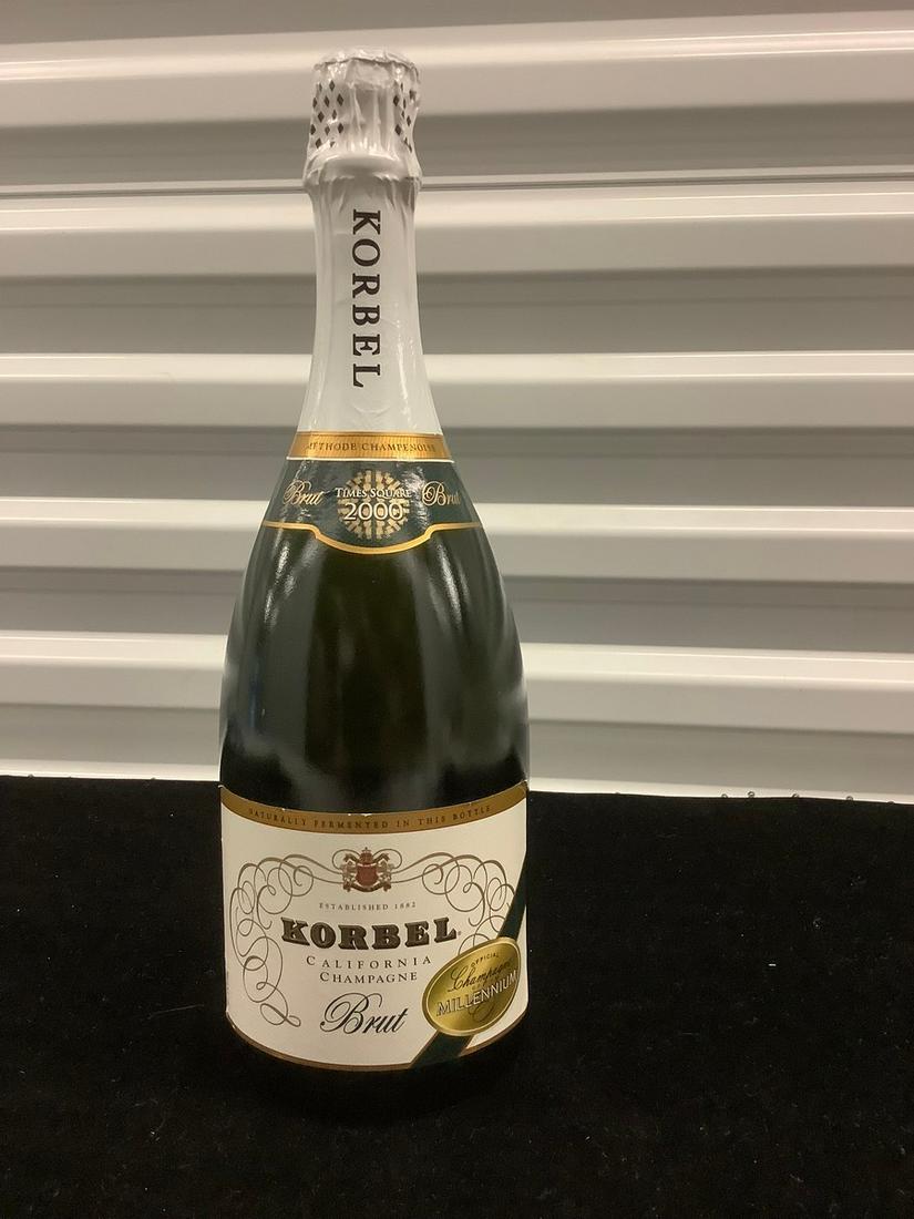 Bottle of Korbel Brut Champagne (1 of 1)