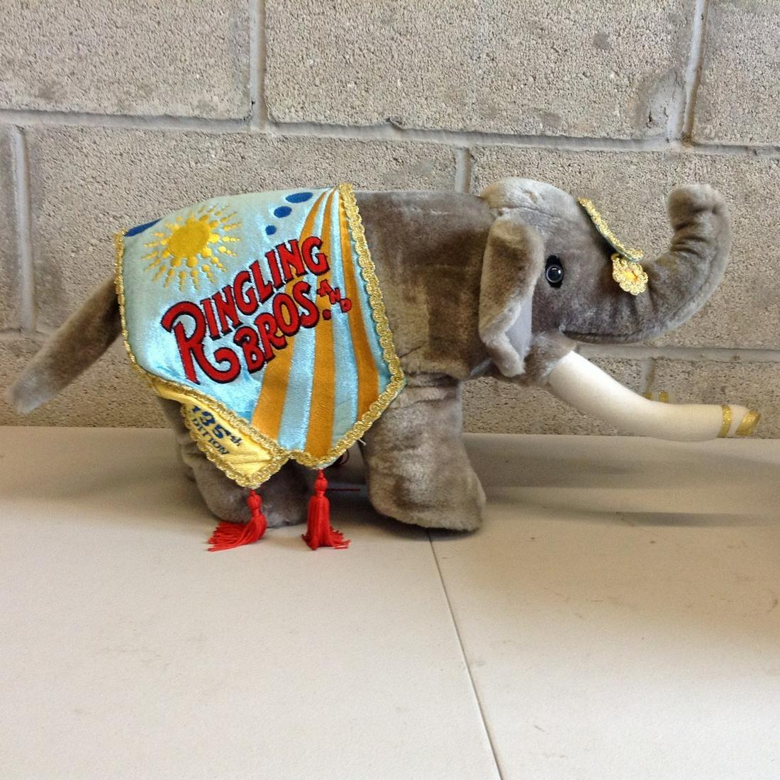 Ringling Bros 135th Edition Stuffed Elephant 17x10 (1 of 1)