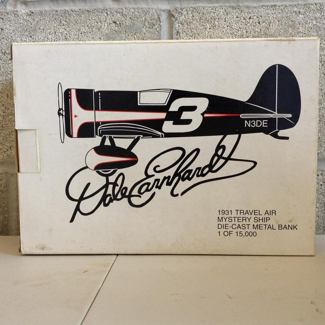 Dale Earnhardt 1931 Travel Air Mystery Ship Die Cast: Dale Earnhardt 1931 Travel Air Mystery Ship Die Cast Metal Bank 1 of 15,000