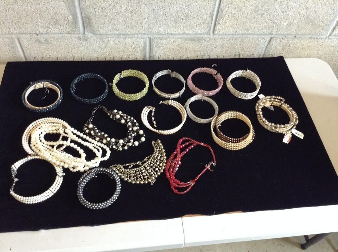 Lot of Costume Choker Necklaces (1 of 1)