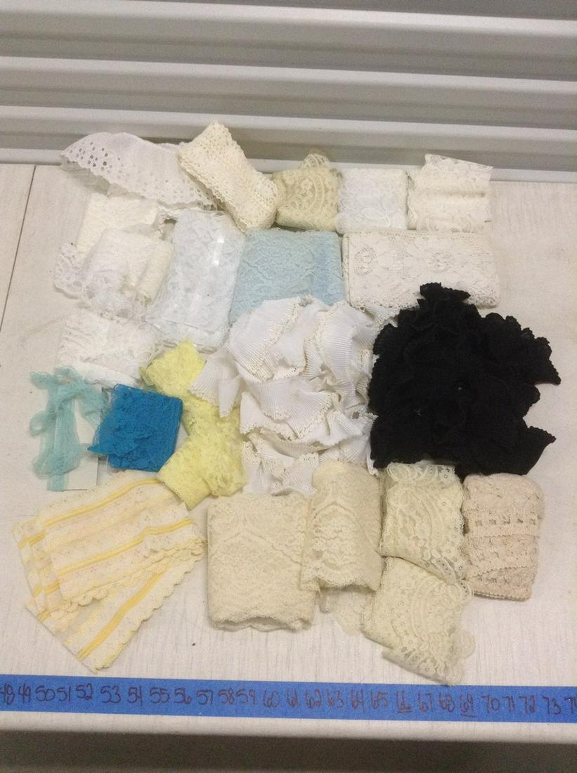 Large lot of Vintage Lace: Large lot of Vintage Lace