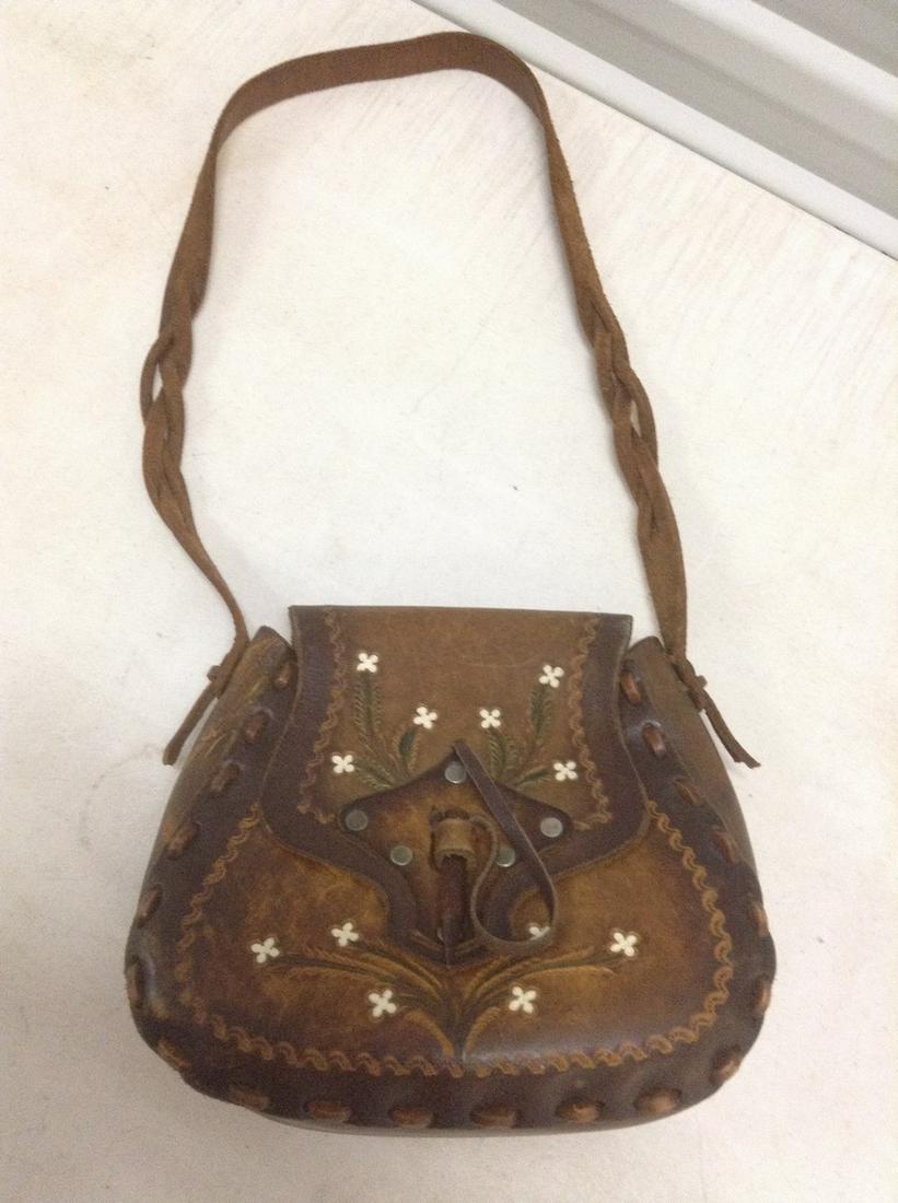 Vintage Handmade Leather Bag (1 of 1)