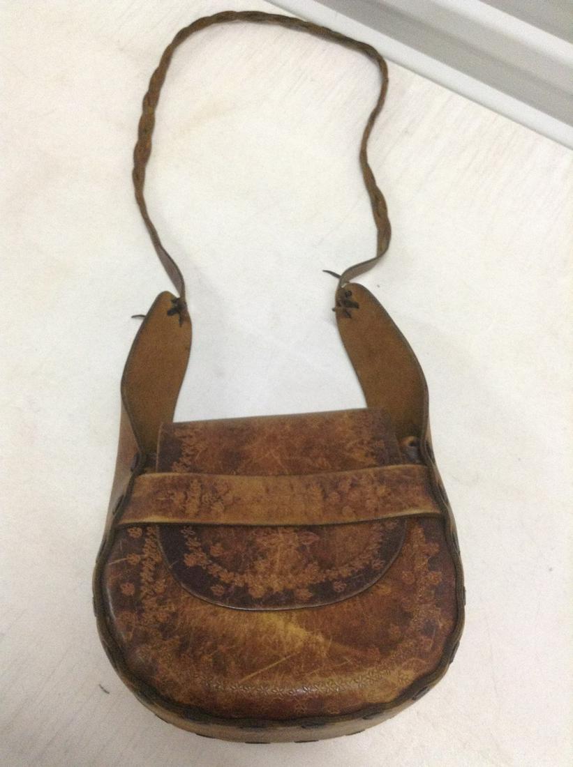 Vintage Handmade Leather Bag (1 of 1)