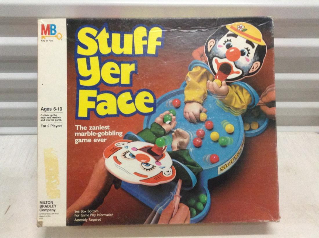 1982 Stuff Yer Face Game - appears complete (1 of 1)