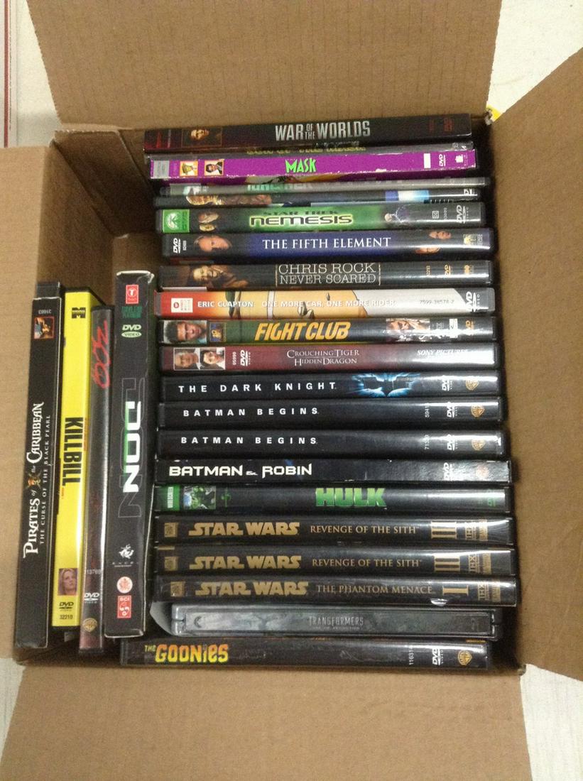 Box of Sci-Fi and Superhero DVDs (1 of 1)
