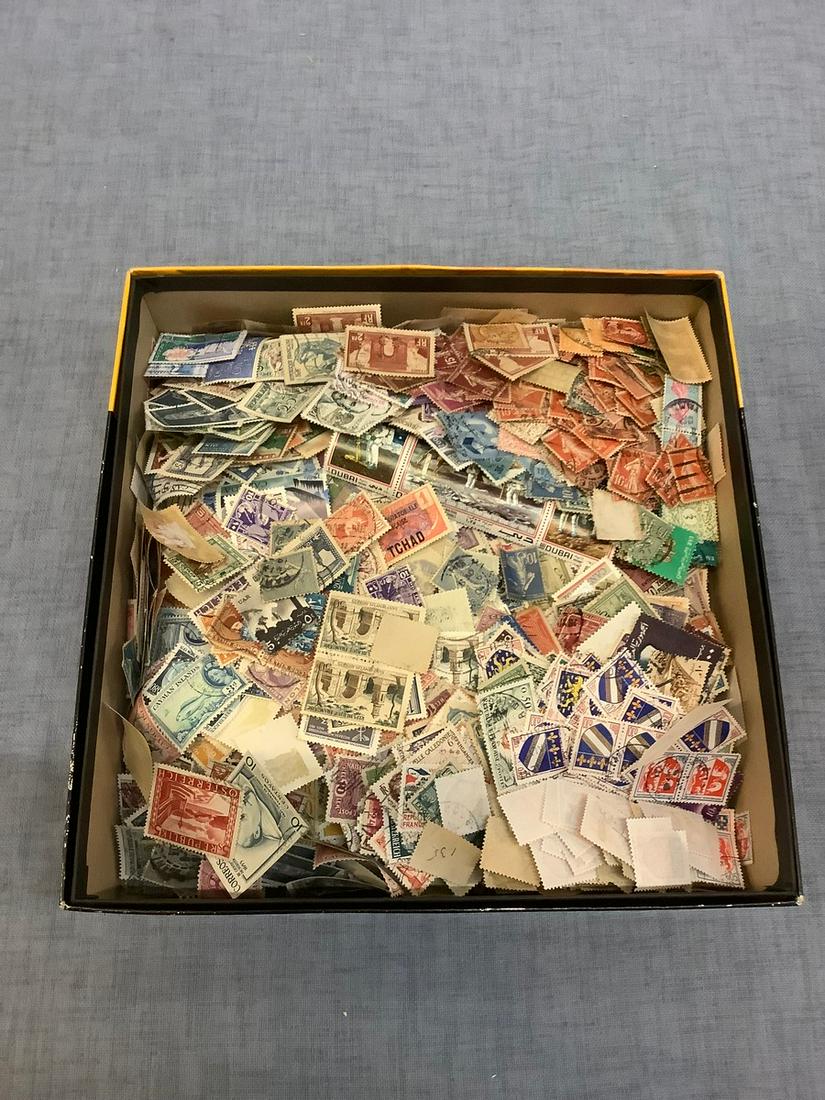 Box of Foreign Stamps (1 of 1)